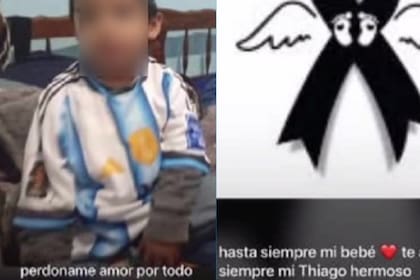 Los estados de WhatsApp de la madre de Thiago
