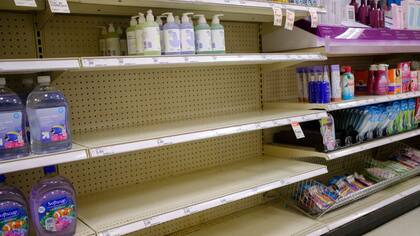 Los chinos se quejan de que tienen problemas para abastecerse de mercadería