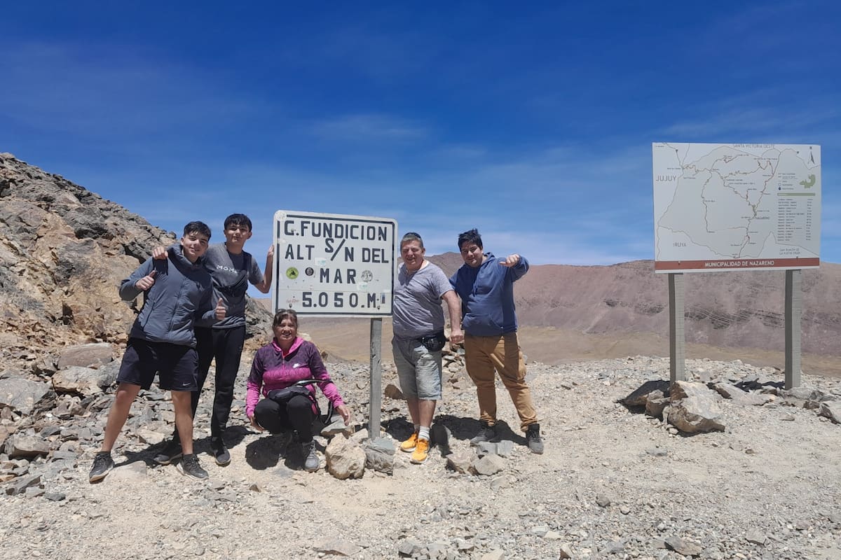 Los estudiantes de la Escuela N°3 en Salta