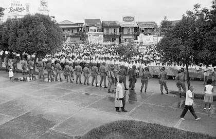 Los estudiantes organizaron diversas manifestaciones para pedir el fin de la presencia colonial estadounidense y la devolución del Canal de Panamá