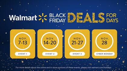 Los eventos de Black Friday en Walmart