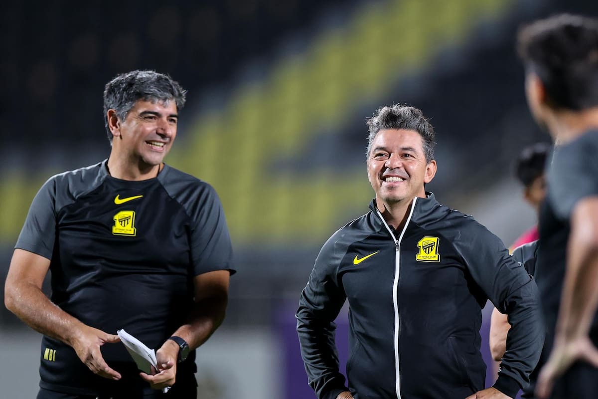 Los ex-River Marcelo Gallardo y Matías Biscay encabezan el flamante cuerpo técnico de Al Ittihad de Arabia Saudita