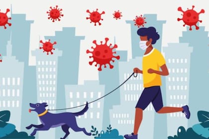 Los expertos consideran que salir a correr acompañado o pasear al perro tiene un riesgo moderado-bajo