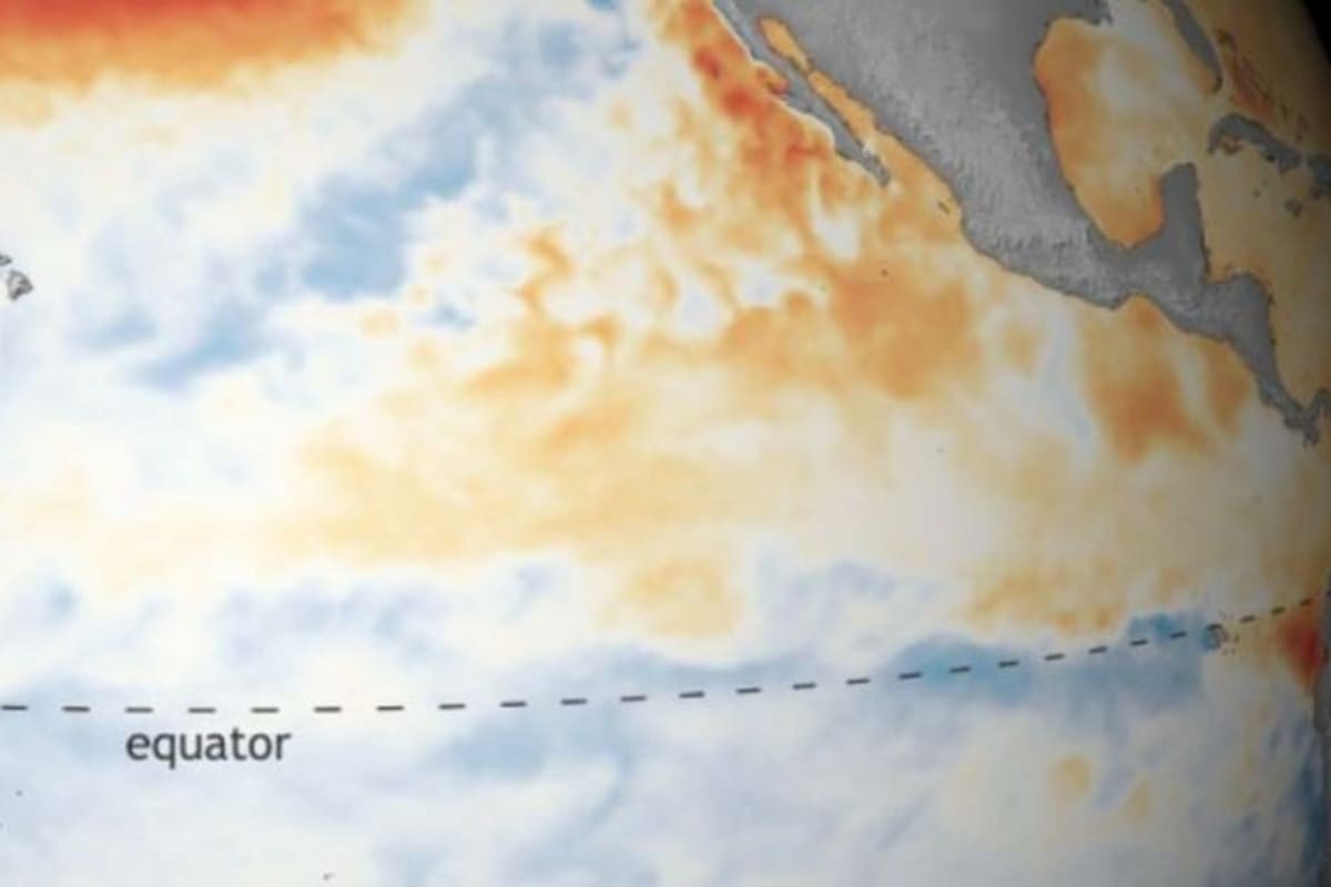 Los expertos detectaron una disminución de la temperatura en el Pacífico