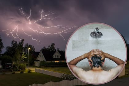 Los expertos recomiendan esperar treinta minutos después del último trueno antes de ducharse