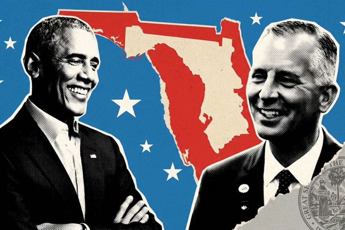 Los expresidentes demócratas Barack Obama y Bill Clinton sumaron sus respaldos oficiales al candidato David Jolly
