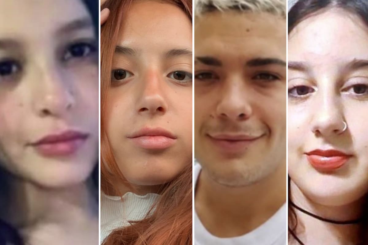 Los fallecidos son Lola Gironacchi, Sabrina Correa, Ramiro Tripiana y Zaira Lunge