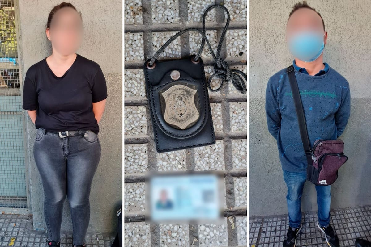 Los falsos policías detenidos en Constitución