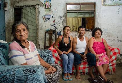 Los familiares de Eduardo Rodríguez, uno de los acusados