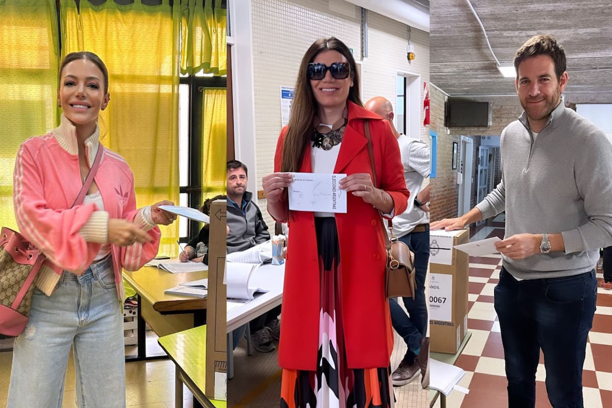 Los famosos asistieron a votar este domingo