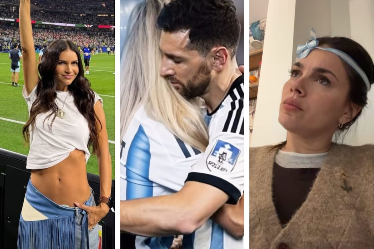 Los famosos subieron a sus redes sociales diferentes imágenes relacionadas al partido de la selección argentina