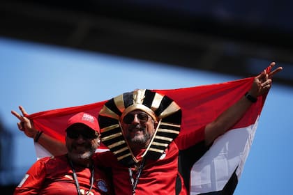 Los fanáticos de Egipto, también presentes en Seattle