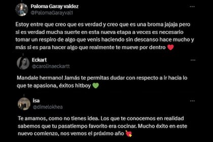 Los fanáticos de Khea le hicieron llegar su apoyo para este nuevo proyecto (Foto: X)