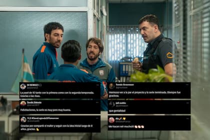 Los fanáticos de la serie no tardaron en reaccionar al video que compartió el actor (Foto: Netflix / Captura de X)