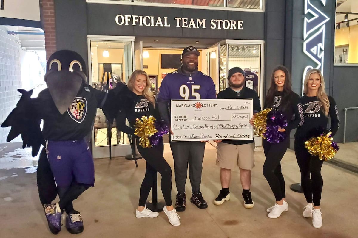 Los fanáticos de los Ravens y un increíble premio (Foto: Lotería de Maryland)