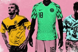Las 10 camisetas más icónicas de los Mundiales, según la BBC