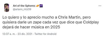 Los fans de Coldplay reaccionaron a la triste noticia del final de la banda