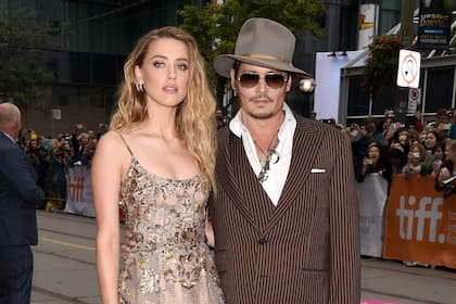 Amber Head y Johnny Depp