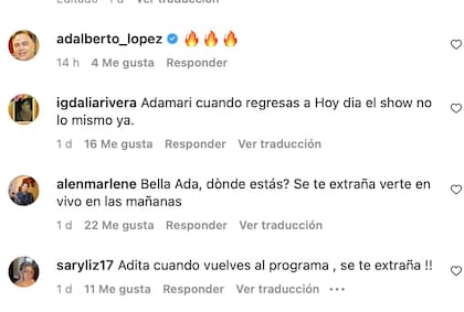 Los fans de la presentadora preguntan en dónde está
