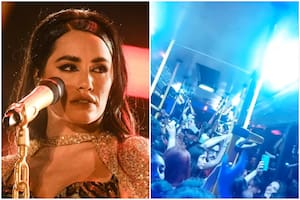 Los fans que fueron a ver a Lali a Vélez disfrutaron de una fiesta en la Línea 109 al ritmo de "Disciplina" y "Motiveishon" (Foto: CAMILA GODOY/ AFV / CAPTURA)