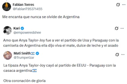 Los fans quedaron encantados con la vestimenta de la actriz (Foto: Captura de X)