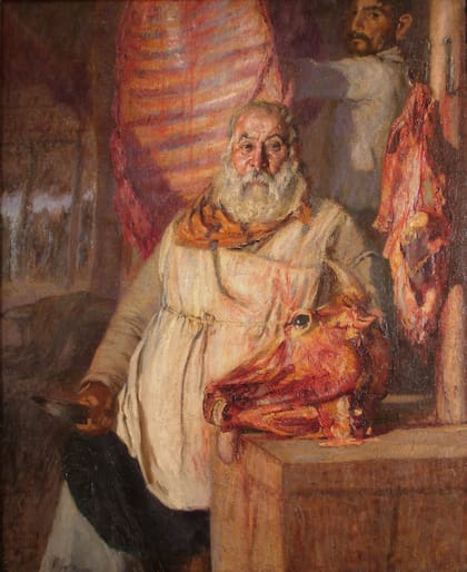 Los fantasmas no existen, aunque los nombren en las leyendas; sin embargo, "El carnicero" (de la serie Los gauchos), pintado por Cesáreo Bernaldo de Quirós en 1926, asusta a más de un vigilador en la madrugada del MNBA