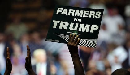 Ya en la campaña pasada, los farmers apoyaron a Trump