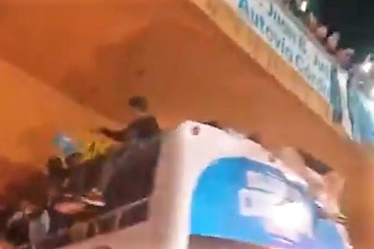 Los festejos de Belgrano tuvieron una gran cuota de peligro