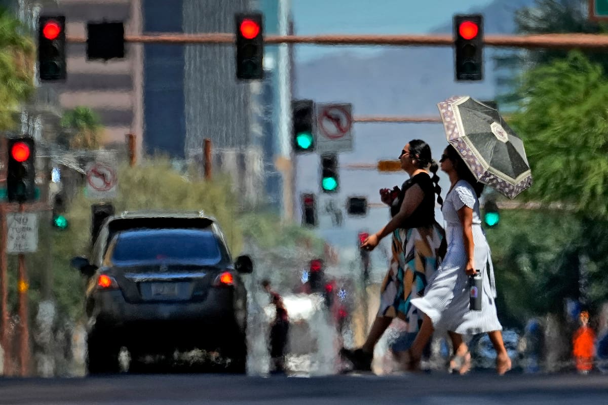 Los festejos por el 4 de julio estarán marcados por la gran ola de calor que comenzará a afectar a varios estados del país norteamericano (AP Foto/Matt York, Archivo)