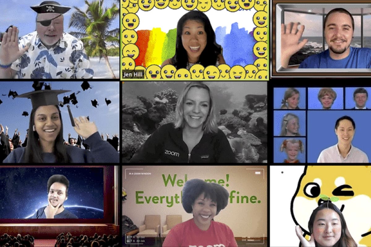 Los filtros y las reacciones llegan a las videollamadas de Zoom, que ahora también contará con un sistema de reducción de ruidos