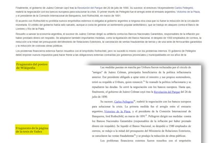Los fragmentos de Wikipedia incluidos en la tesis.