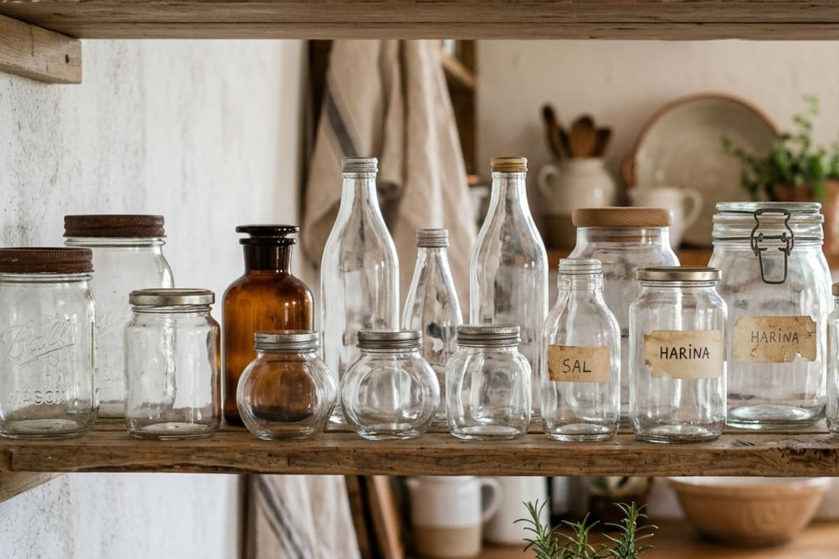 Los frascos vacíos pueden reutilizarse (Foto: Gemini)