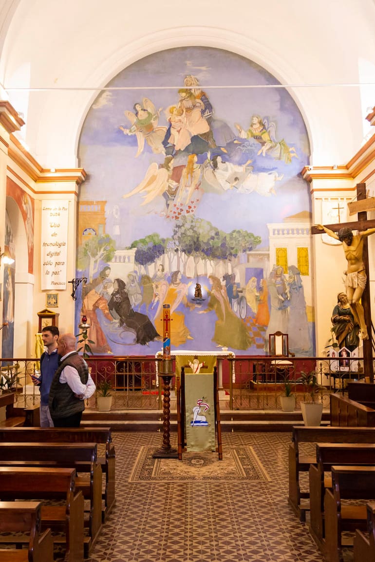 Los frescos de Raúl Soldi en la Capilla Santa Ana