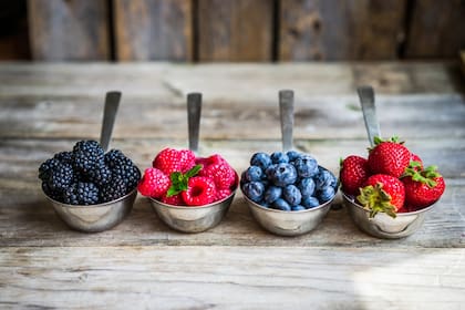 Los frutos rojos son ricos en vitaminas y antioxidantes