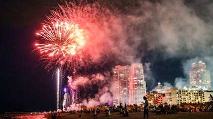 Los fuegos artificiales son la seña de identidad de la celebración del 4 de julio en Estados Unidos