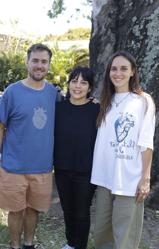 Los fundadores de Ankyra, Joaquín Vilar del Valle, Juliana Simonetta y Camila Caballero