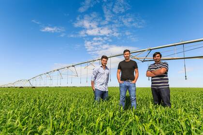 Los fundadores. Rodrigo Tissera, Jairo Trad y Juan Carlos Abdala