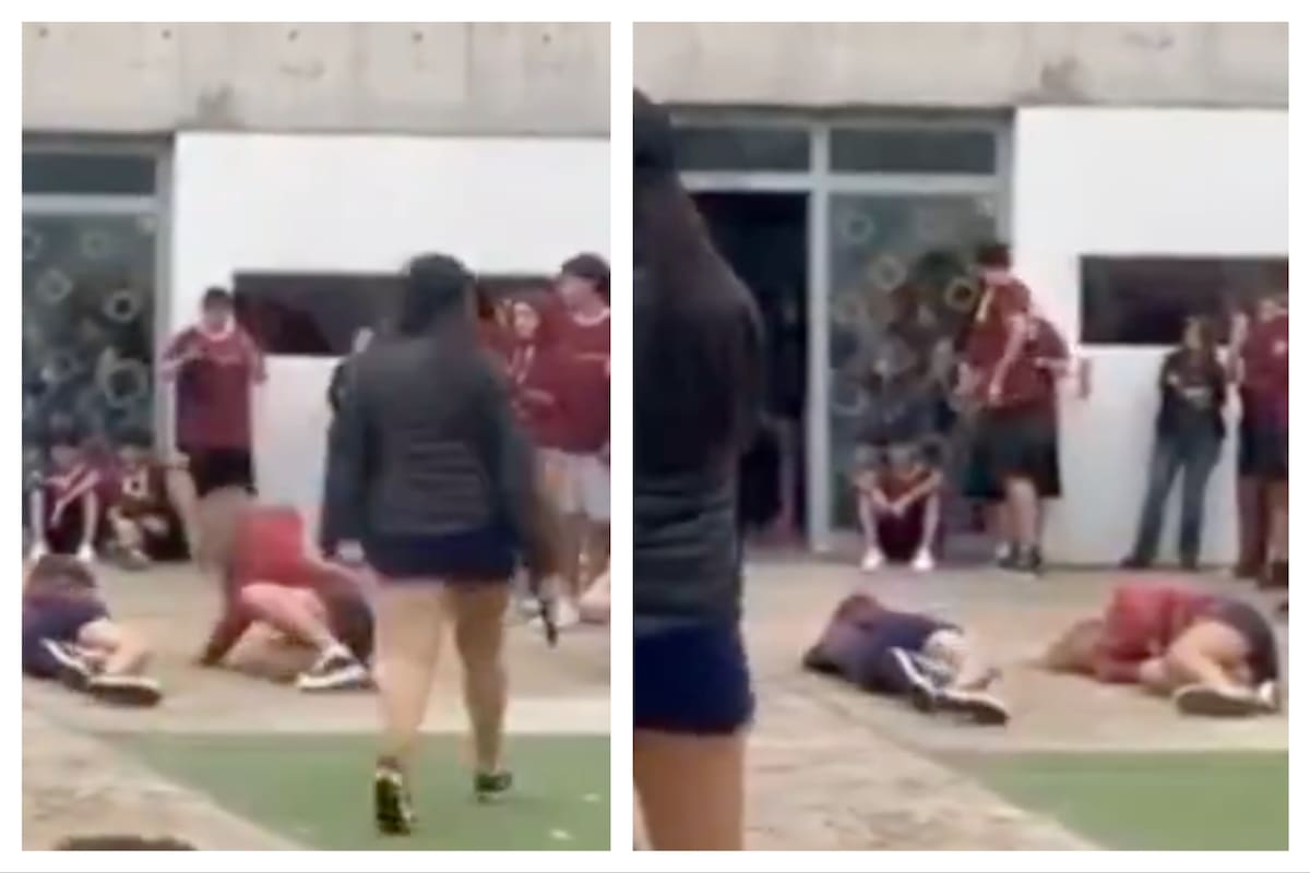 Los "fusilamientos" se dan como parte de un ritual estudiantil