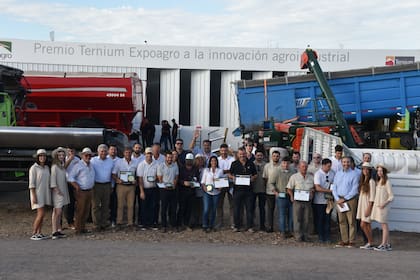 Los galardonados y directivos de Exponenciar y Ternium