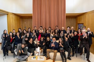 Los galeristas de Meridiano celebraron sus diez años en Espacio Udaondo