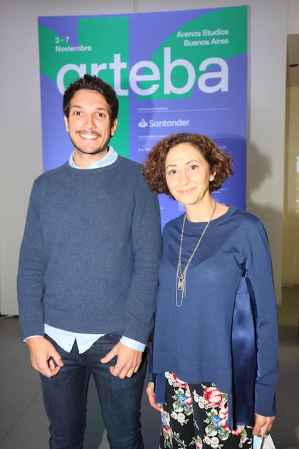 Los galeristas Pablo de Sousa y Nora Fisch