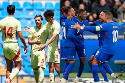 Los galos llegaban con sed de revancha tras su última derrota ante España en la Eurocopa 2024. Foto: Instagram @equipedefrance / @sefutbol