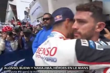 Los ganadores de Le Mans consolaron a Pechito López