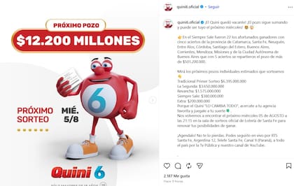 Los ganadores del Quini 6