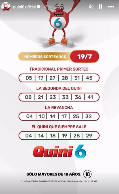Los ganadores del Quini 6