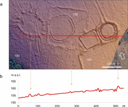 Los geoglifos presentan diseños geométricos de gran precisión, entre ellos círculos, cuadrados y figuras compuestas