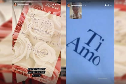 Los gestos de amor de Benjamín Vicuña para la China Suárez en su cumpleaños