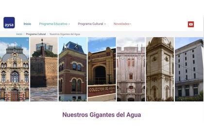 Los gigantes del agua en el sitio de AySA