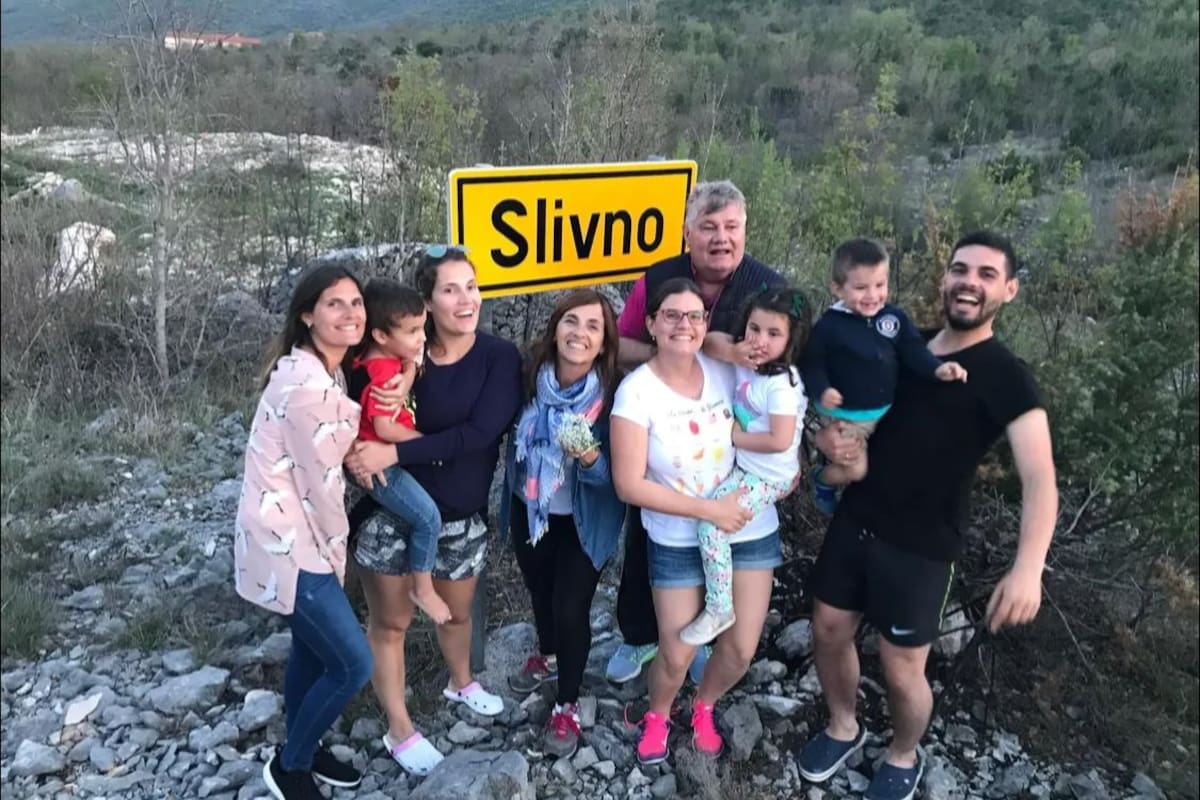 Los Glibota en Croacia haciendo turismo de raíces