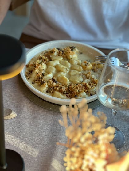 Los gnocchi pangritata son una de las estrellas de la carta